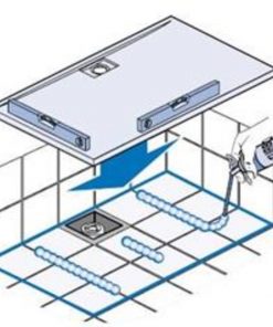 Villeroy&Boch montageschuim voor metal rim douchebakken