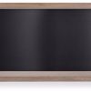 Looox Wooden Collection wand box met achterplaat mat zwart eiken/mat zwart