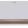 Looox Wooden Collection bath shelf met houder mat wit eiken/mat wit