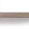 Looox Wooden Base Shelf Solo Eiken 120 cm Old Grey/Mat Zwart