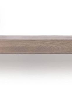 Looox Wooden Base Shelf Solo Eiken 140 cm Old Grey/RVS