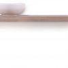 Looox Wooden Base Shelf Solo Eiken 100 cm Old Grey/Mat Zwart