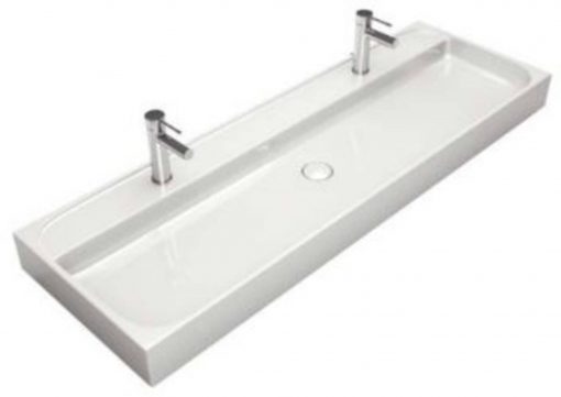 Primabad Rise Wastafel 140 cm Wit