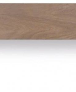 Looox Wooden Collection shelf box met bodemplaat geborsteld rvs eiken/geborsteld rvs